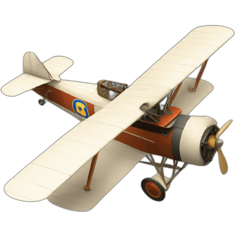 Early 20th century monoplane emoji