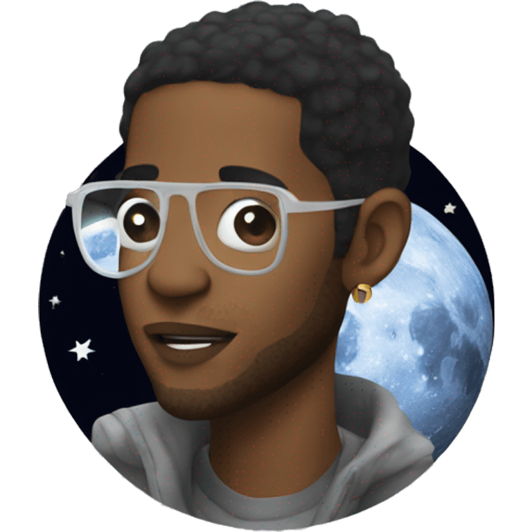 kid cudi man on the moon  emoji