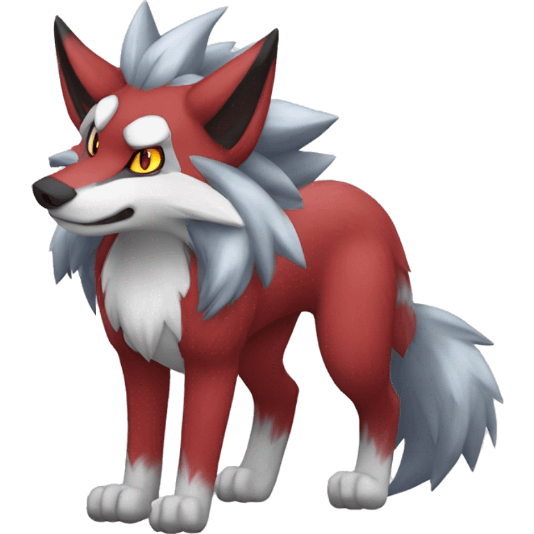  Incineroar Zoroark Lycanroc Fakemon emoji