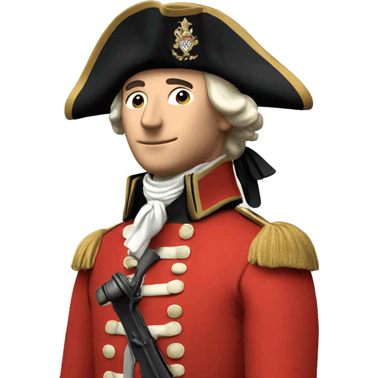 british redcoat solider 1700s revolutionary war emoji