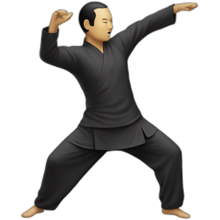 Yin yang tai chi man emoji