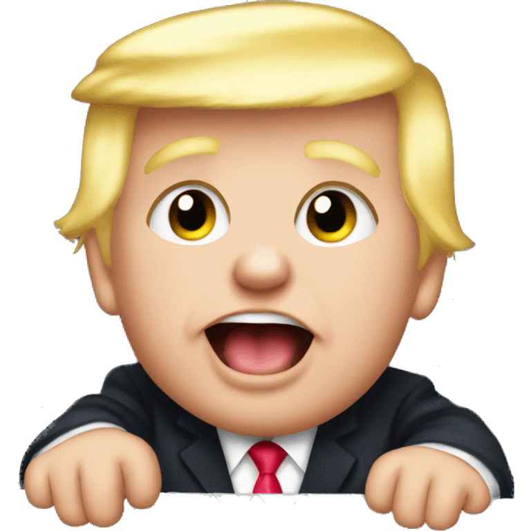 Baby Trump in playpen emoji