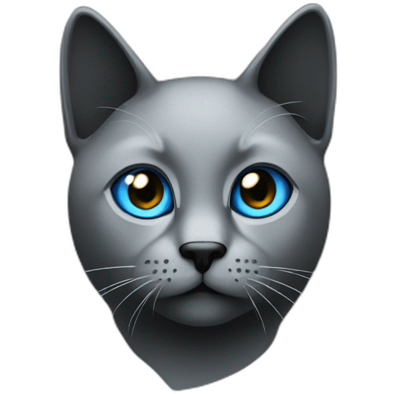 a-black-cat-with-blue-eyes-works-on-the-stock-market Download emoji emoji