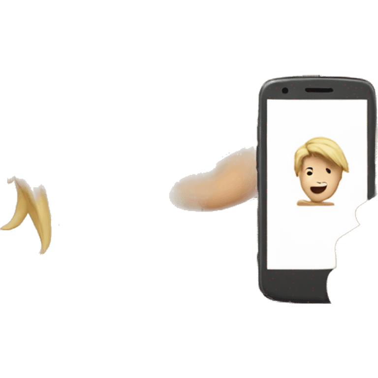 Rubia con celular en la mano emoji