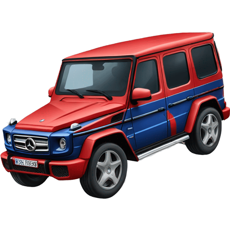 Spiderman driving G-Wagon emoji