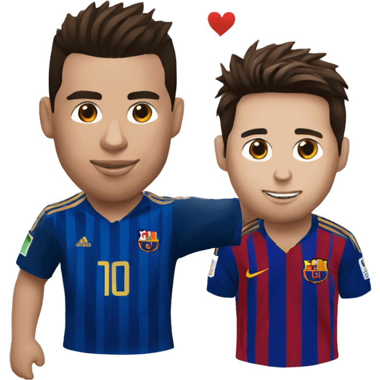 Ronaldo and messi emoji