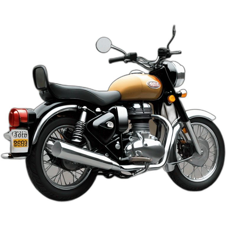 Royal Enfield bullet  emoji