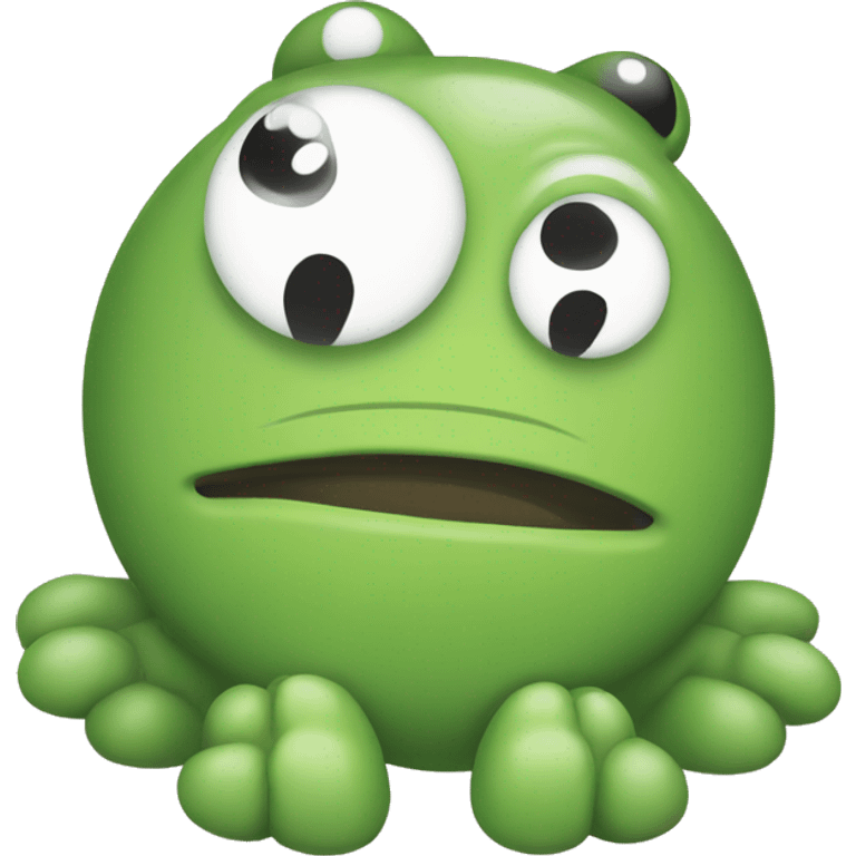 keroppi being sad, cute, and inlove emoji