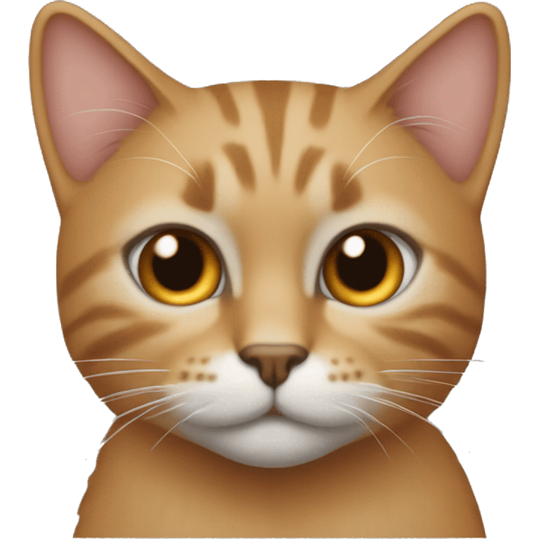 gato sentado anaranjado emoji