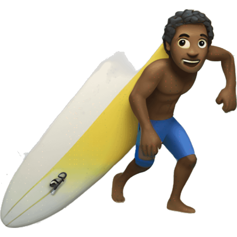 working surfer emoji