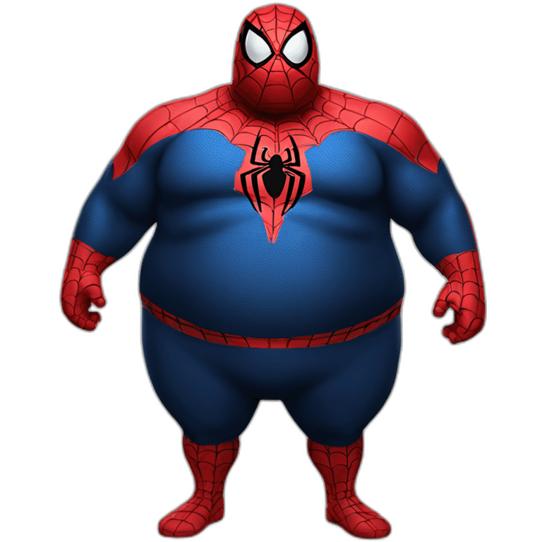 Fat fat fat spiderman emoji