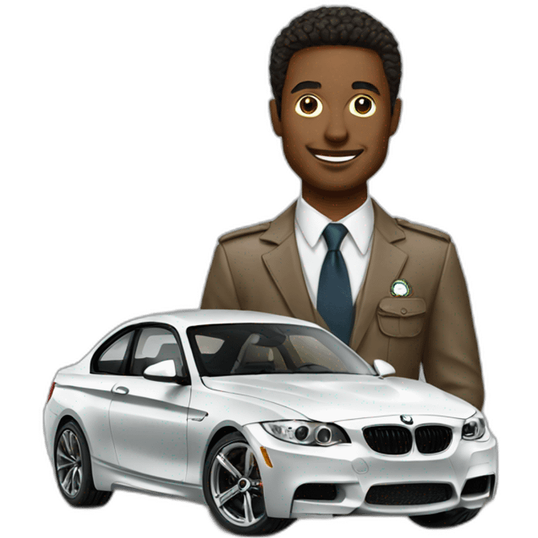 Swissman with rolex watch and bmw emoji