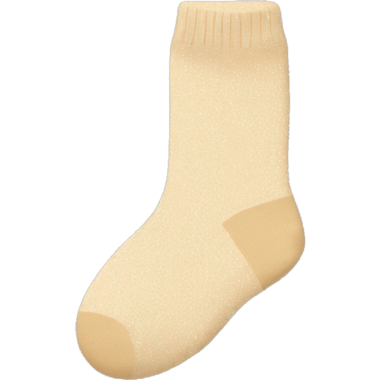 Champagne colored socks  emoji