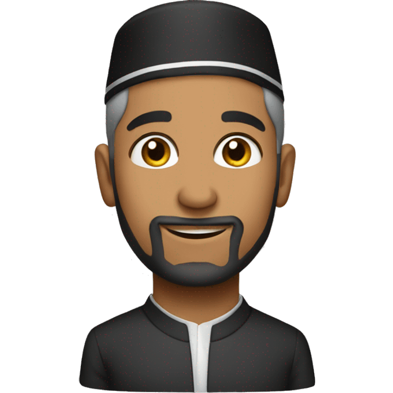 Handsome gentlemen muslim man emoji