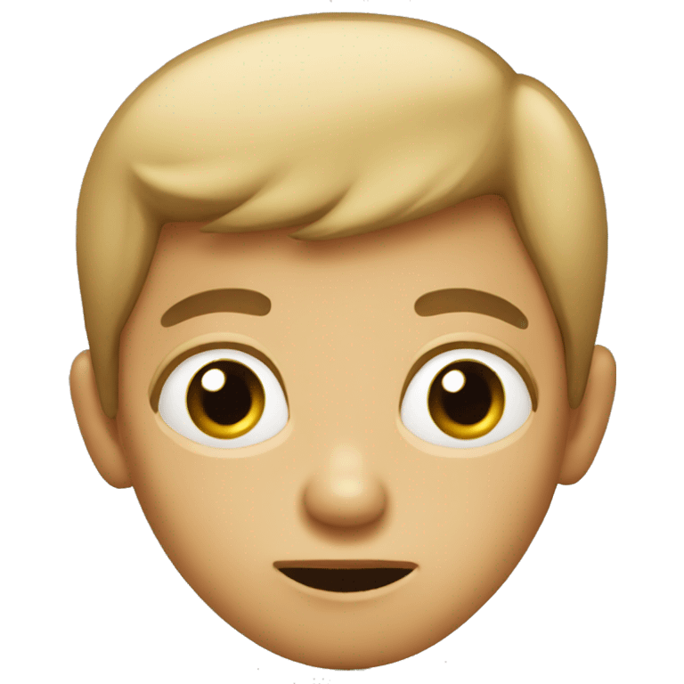 a person with big eyes surprising emoji