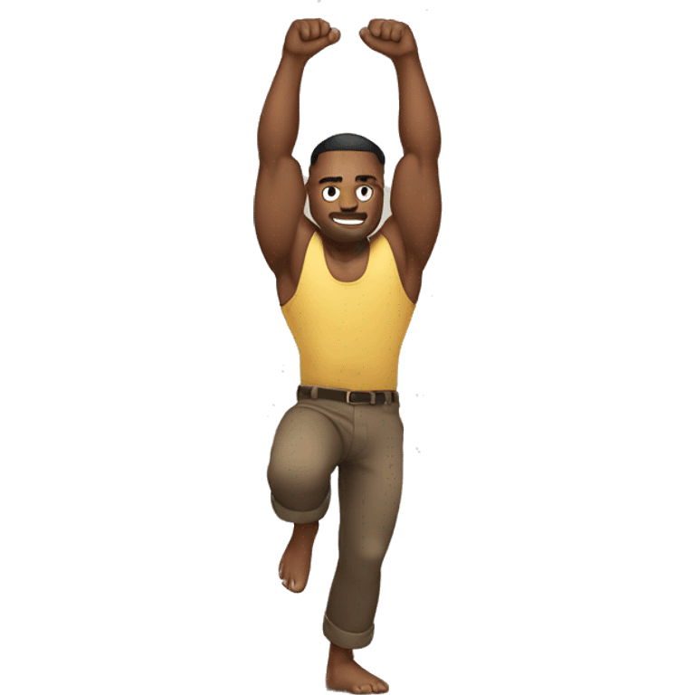 strong man handstand emoji