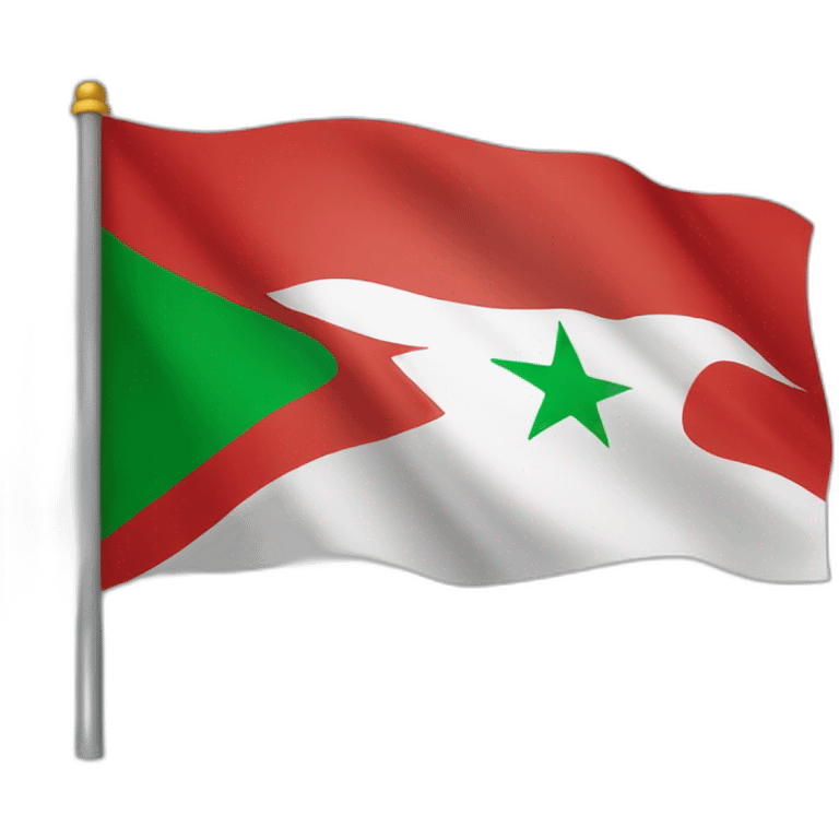 Flagge der syrischen Revolution emoji