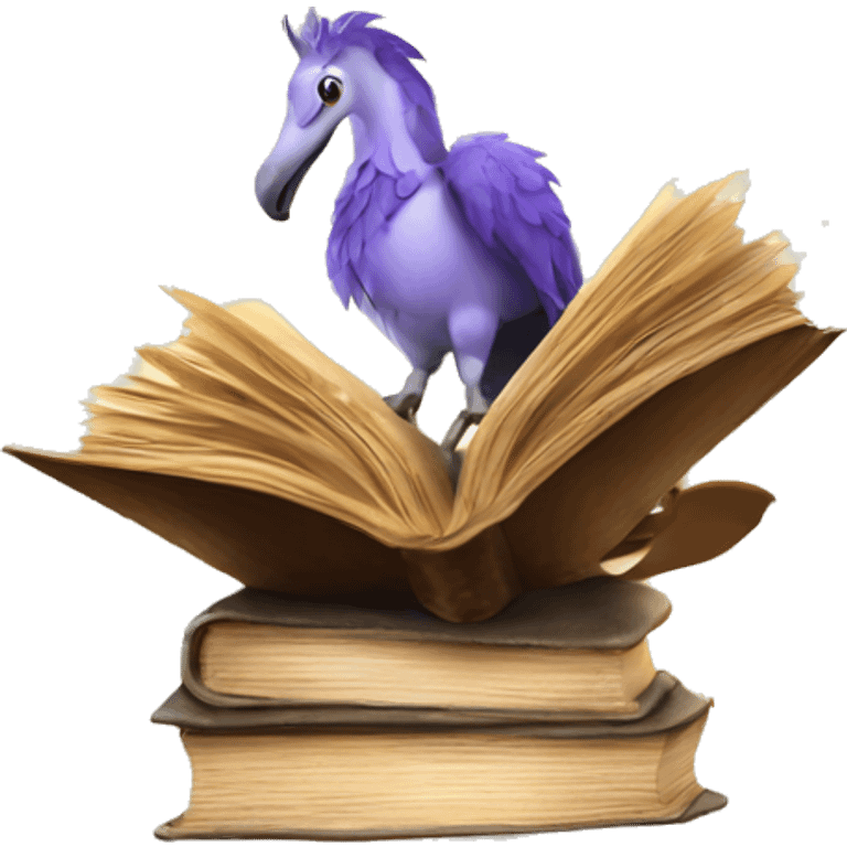 Book on magical animals emoji