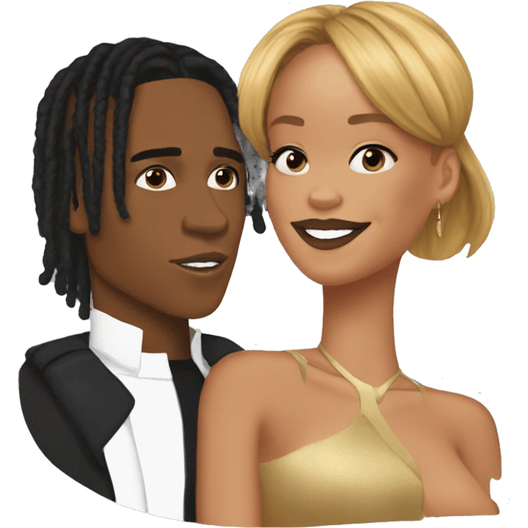 rihanna and asap rocky emoji