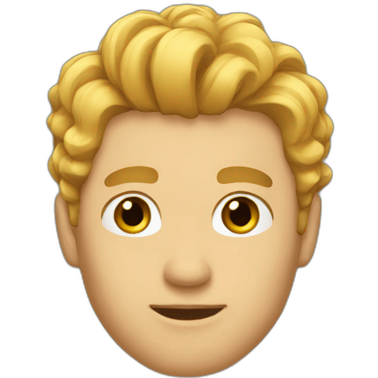 man hairstyle emoji