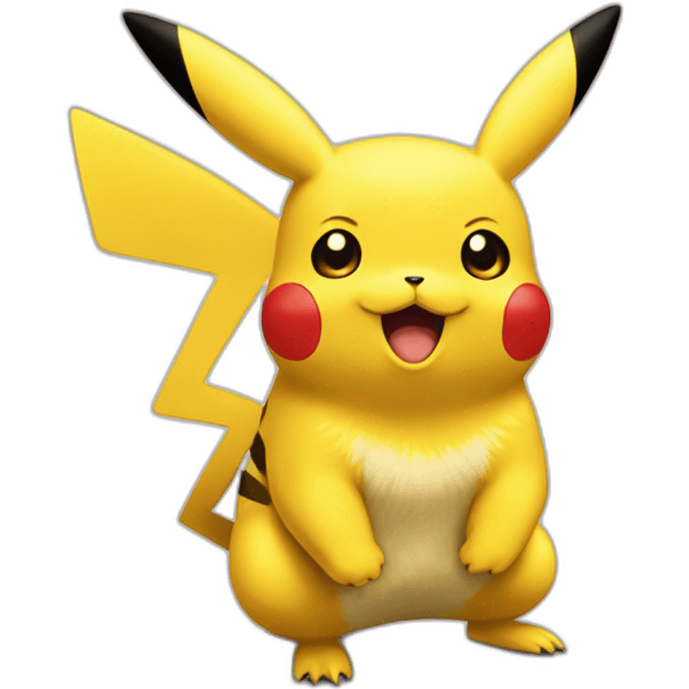 Pikachu sur carapuce emoji