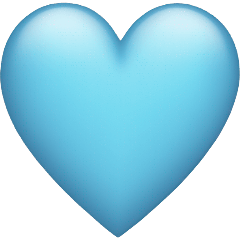 Light blue heart emoji