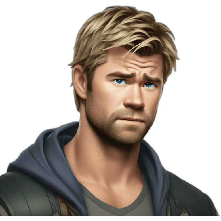 Chris Hemsworth triste emoji