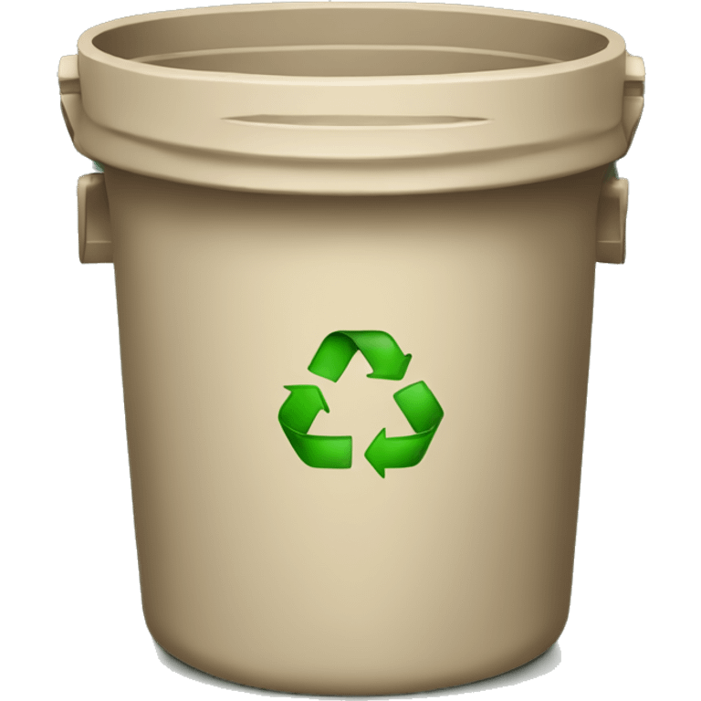 recyle emoji with trashcan insid emoji