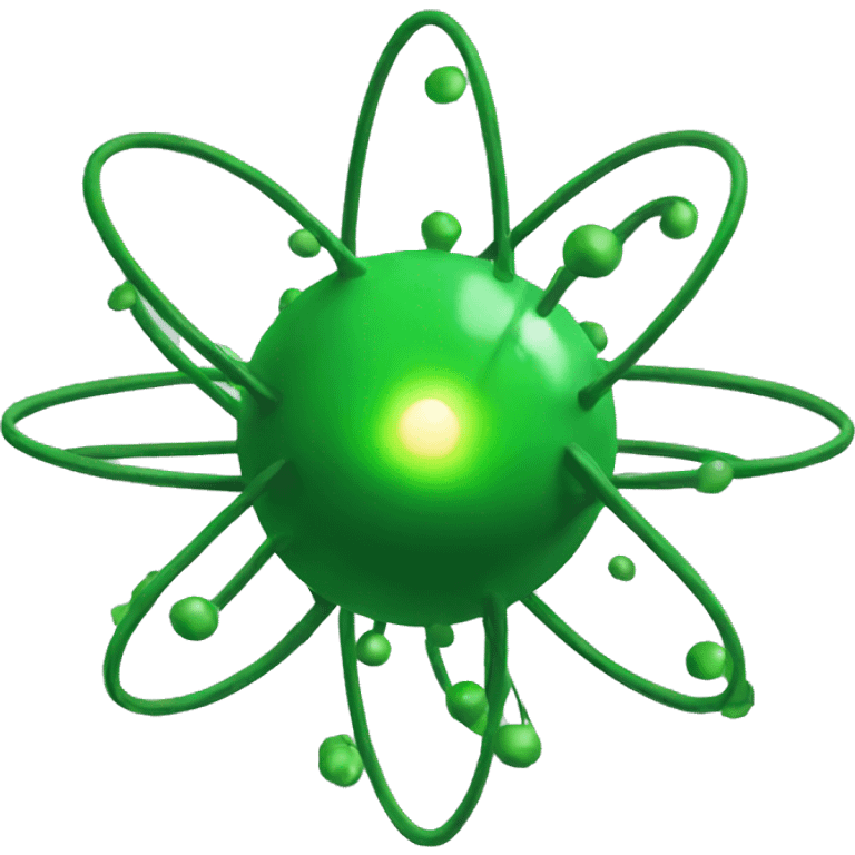 green atom bomb emoji