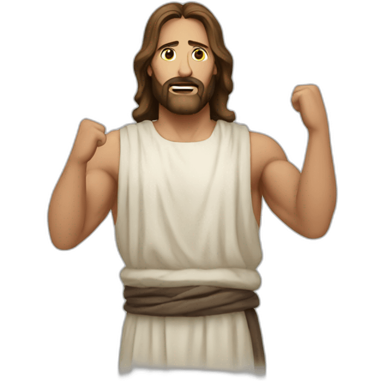 jesus work out emoji