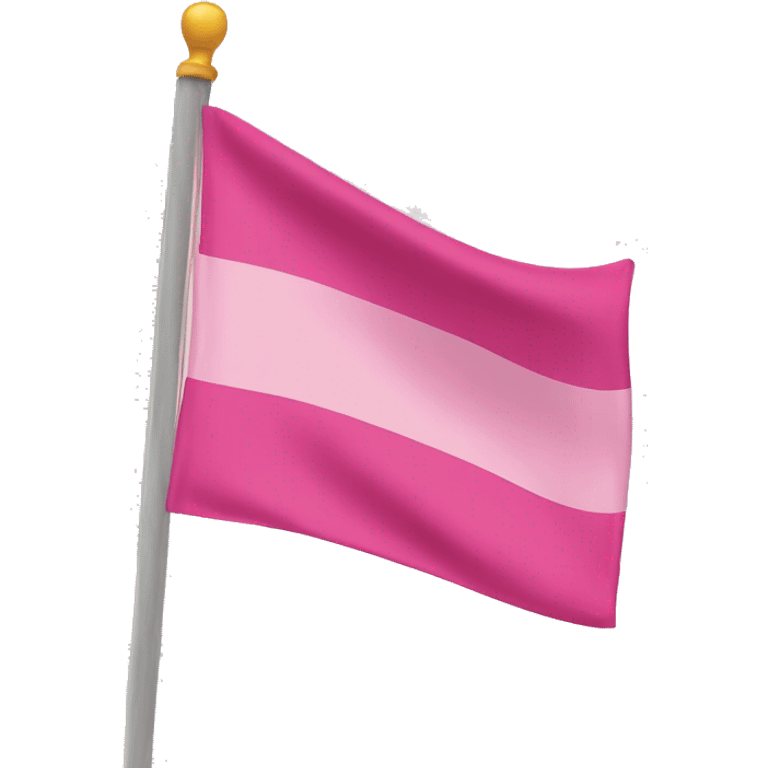 Pink flag emoji