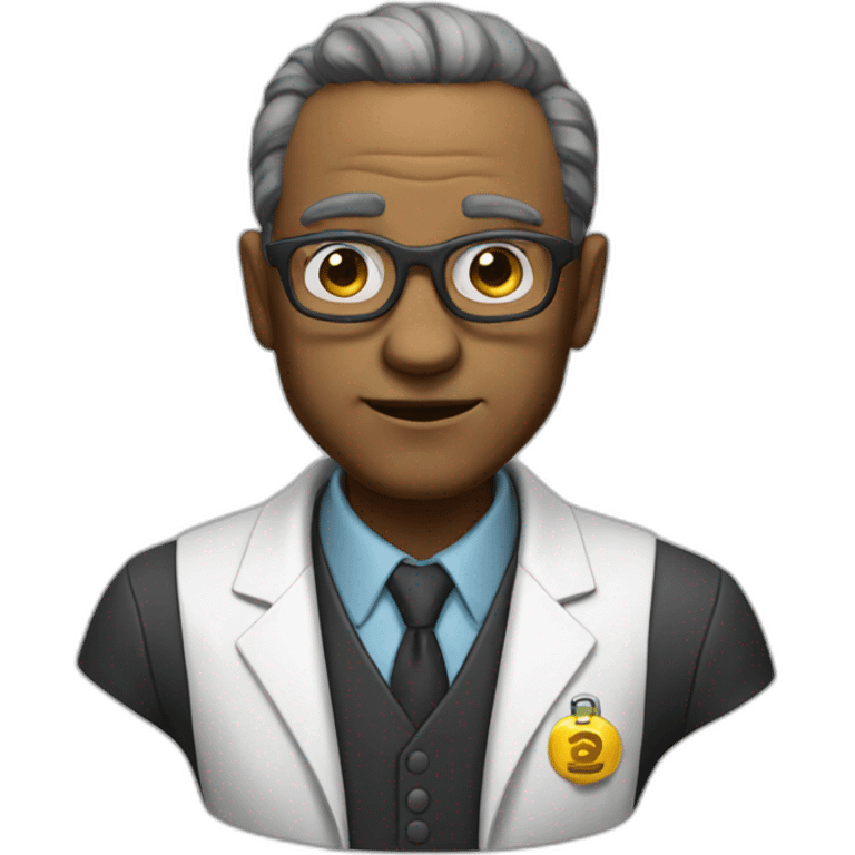 Professor from the series La Casa Robot emoji