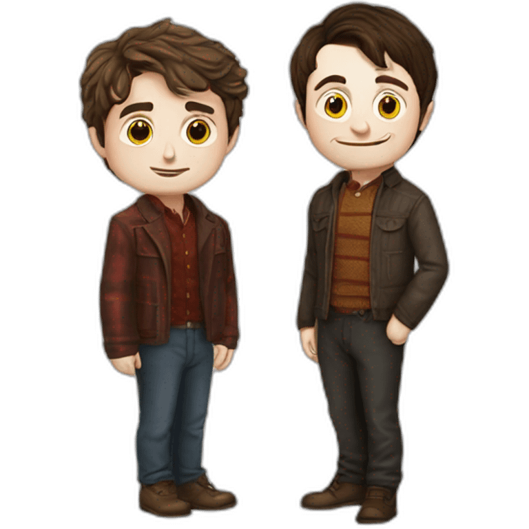 Daniel radcliffe and elijah wood emoji