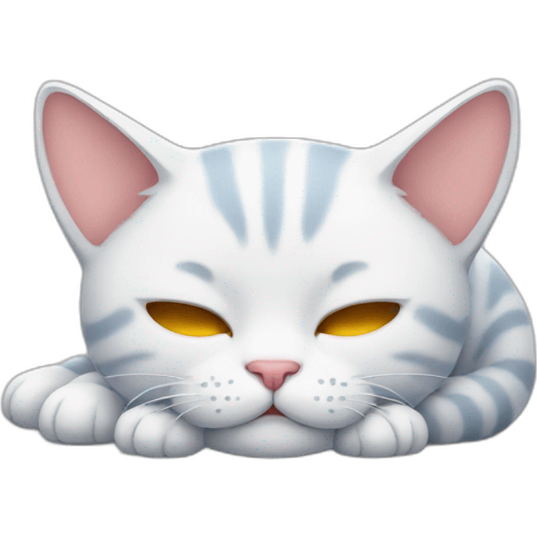 Cat slept emoji