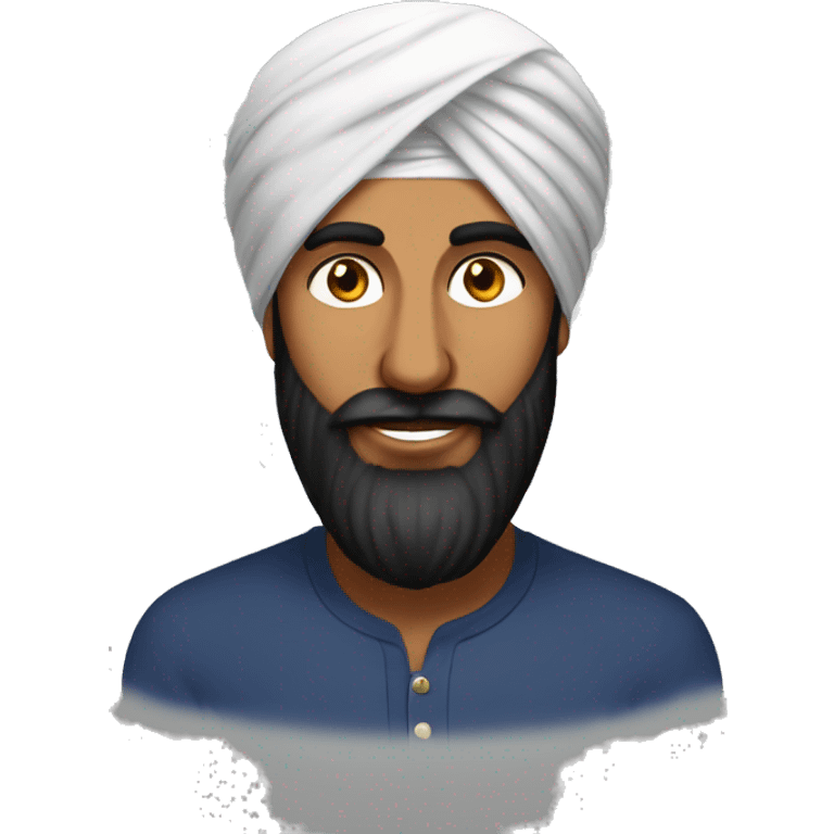 Sikh guy in turban emoji