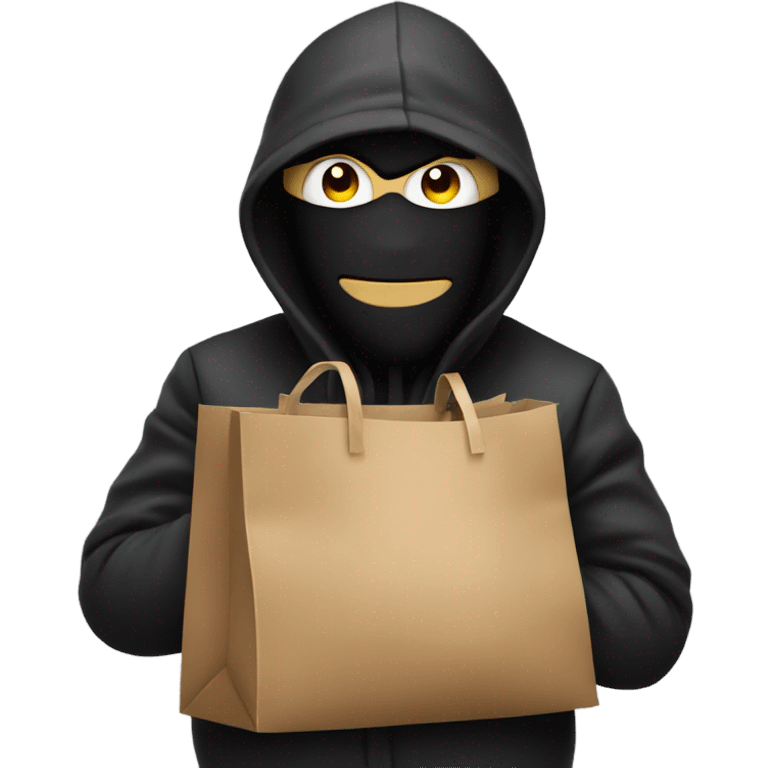 Robber with bag  emoji