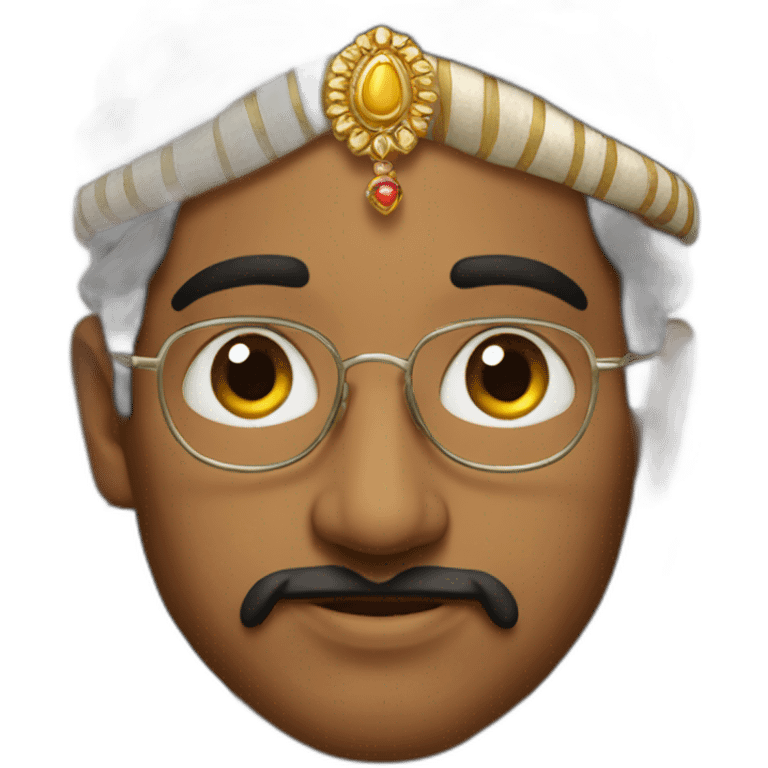 rich indian emoji