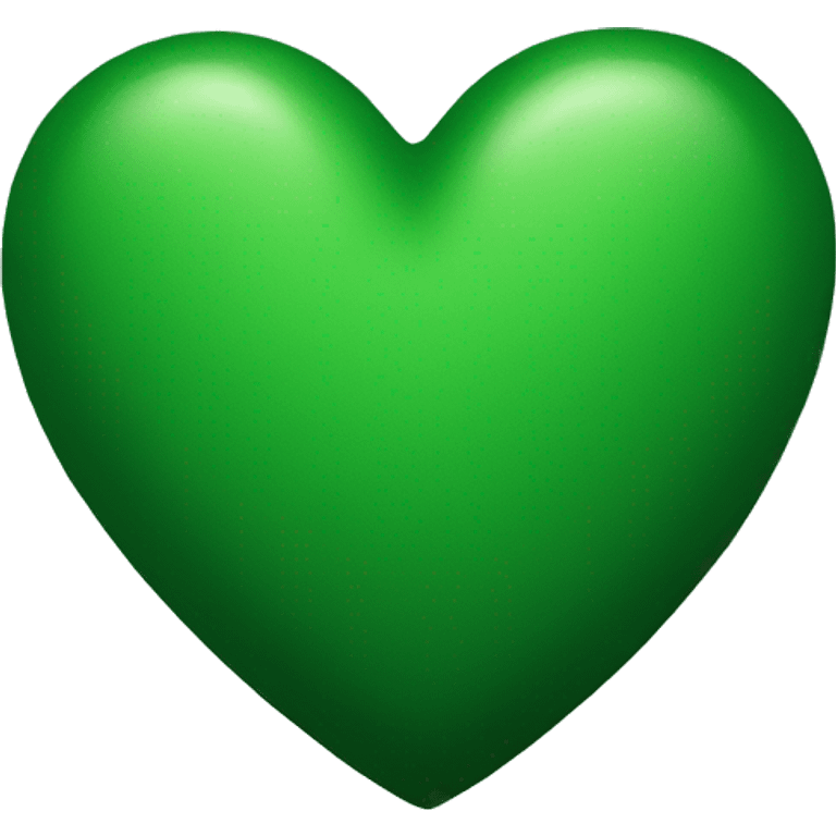 Forest green heart emoji