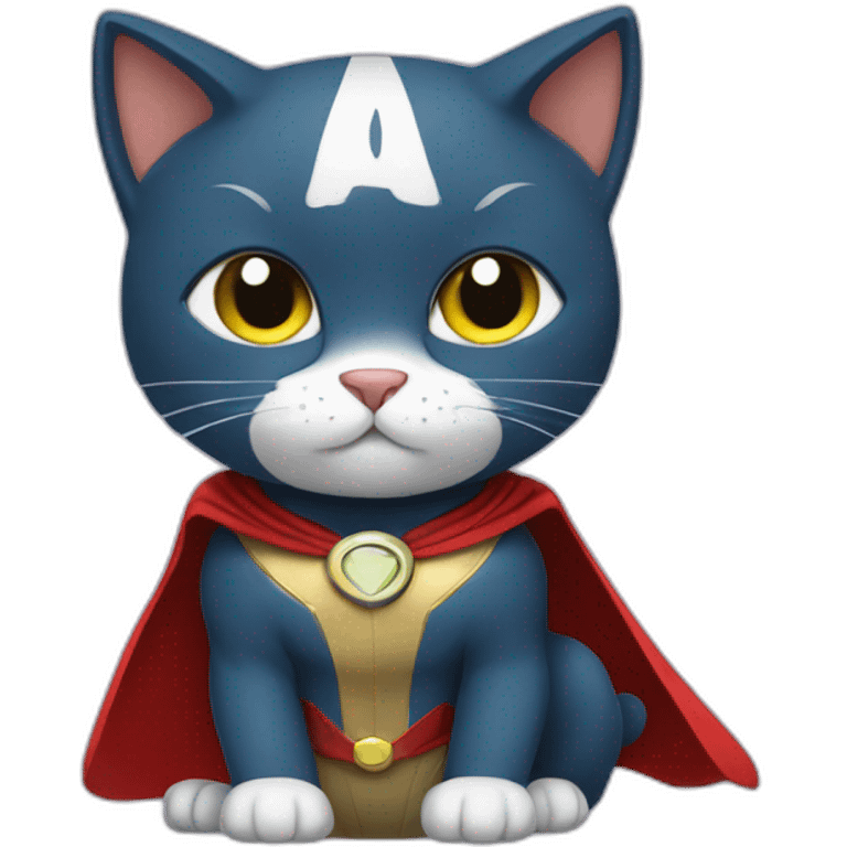 A super hero cat emoji