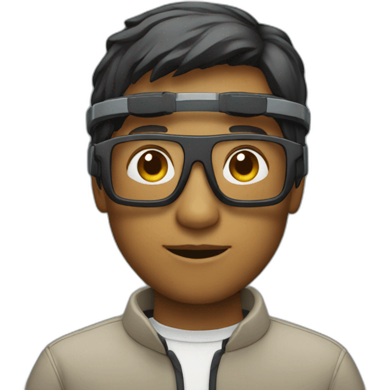 person wearing ar glasses emoji