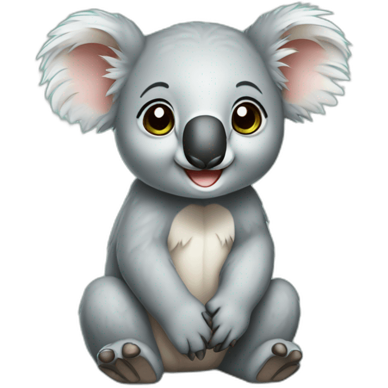 cute baby koala emoji