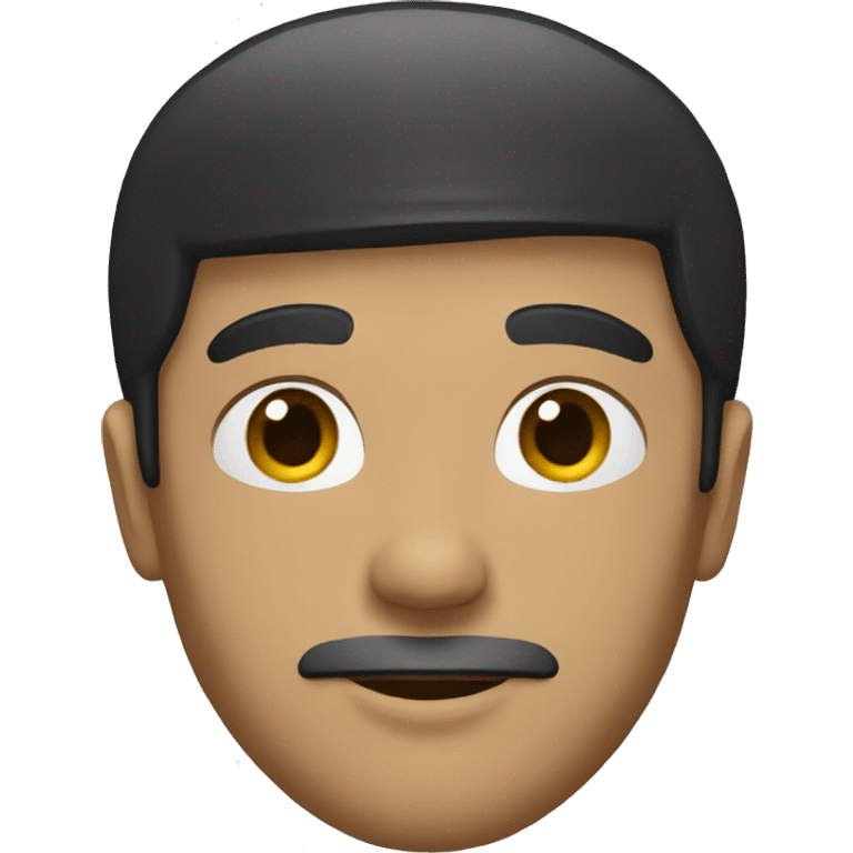 man, black short hair, reverse cap, cool  emoji