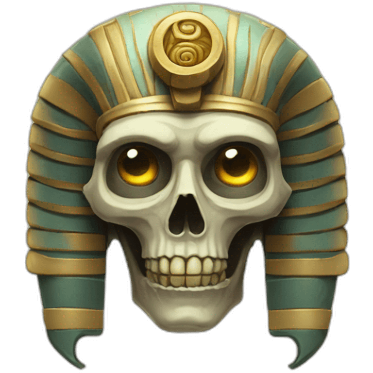 ancient Egyptian eldritch god of skeleton emoji