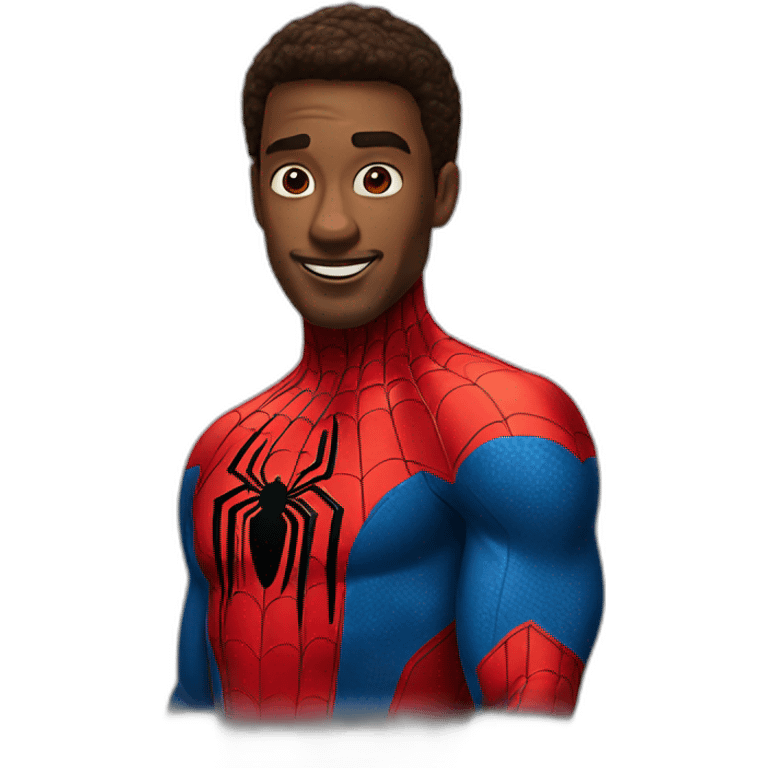 The Spider man emoji