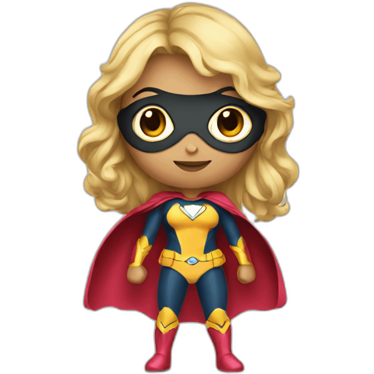 superhero girl emoji