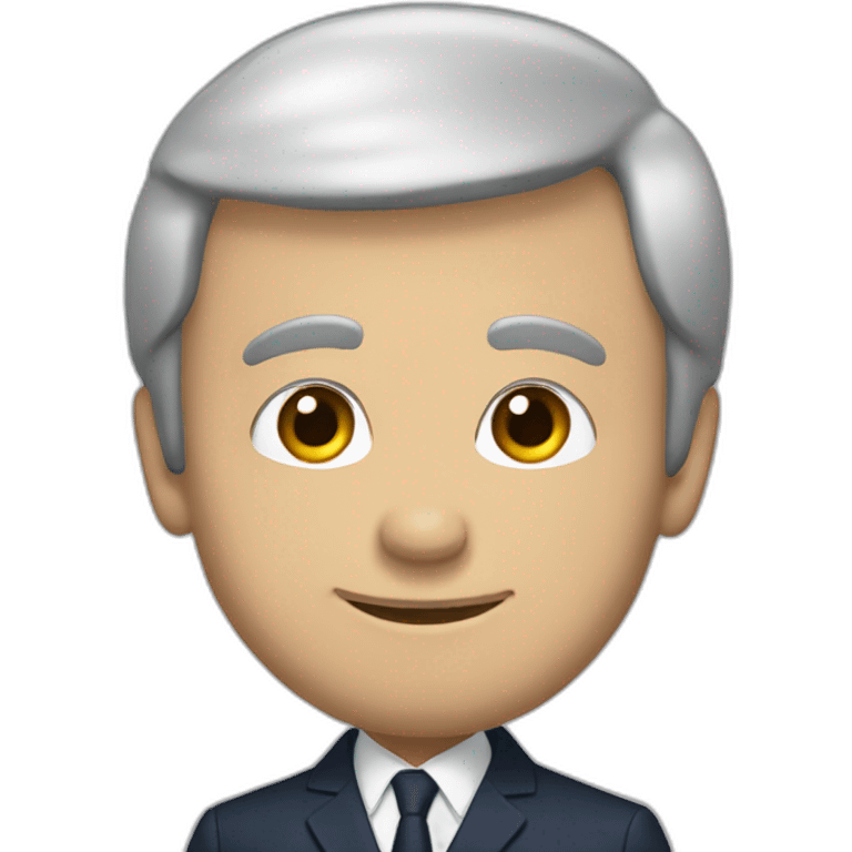 Macron qui a le cu a l'air emoji