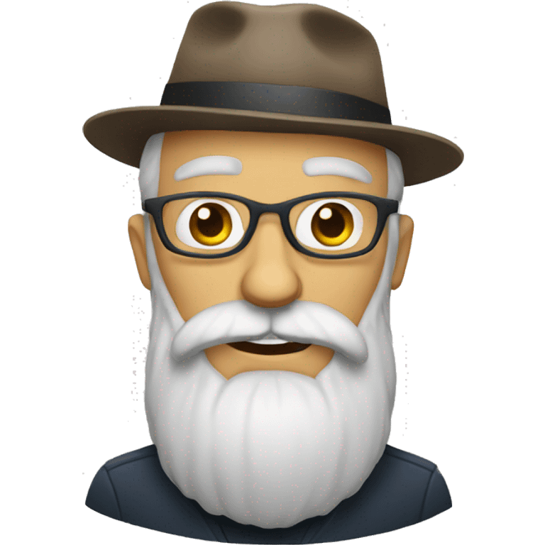 funny bearded oldman emoji