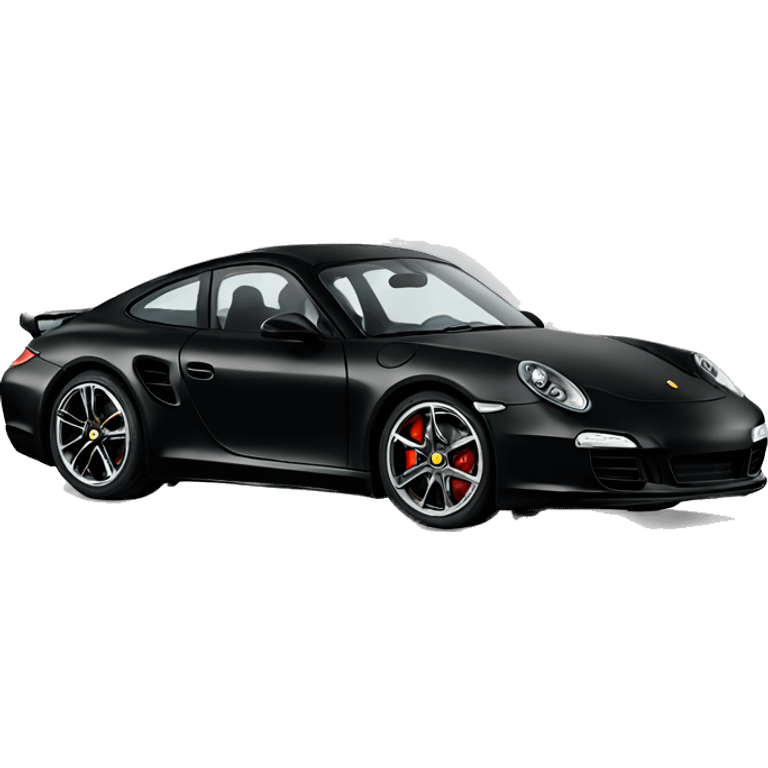 Black porche emoji