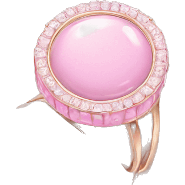 pastel pink ring emoji