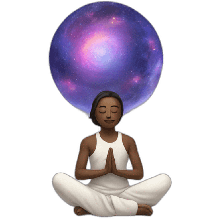 Cosmic méditation  emoji